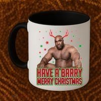 X-Mas Have A Barry Merry Christmas Coffee Mug thumb 2