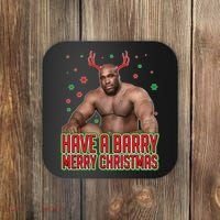 X-Mas Have A Barry Merry Christmas Coaster thumb 0