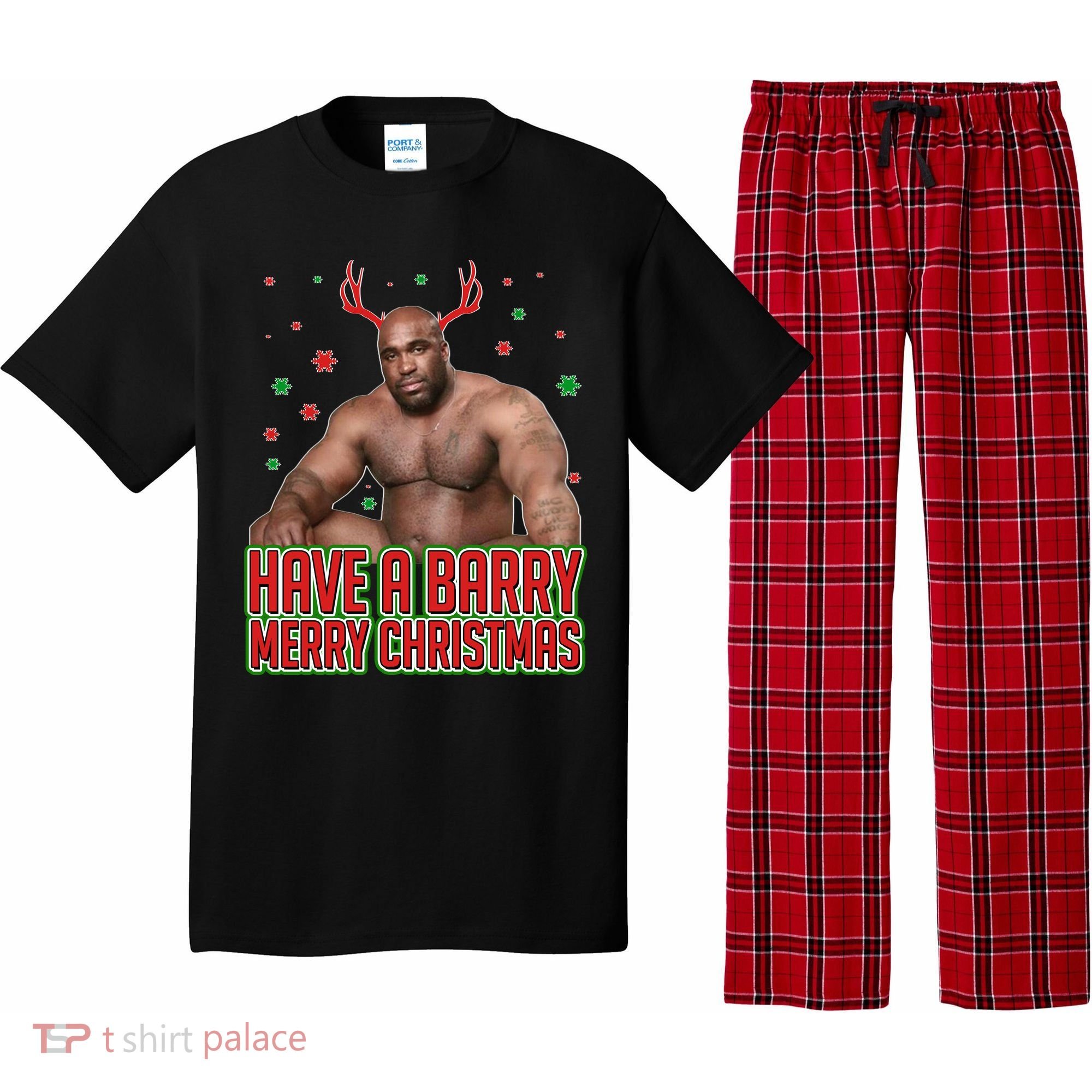 X-Mas Have A Barry Merry Christmas Pajama Set