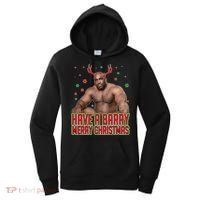 X-Mas Have A Barry Merry Christmas Women's Hoodie thumb 0
