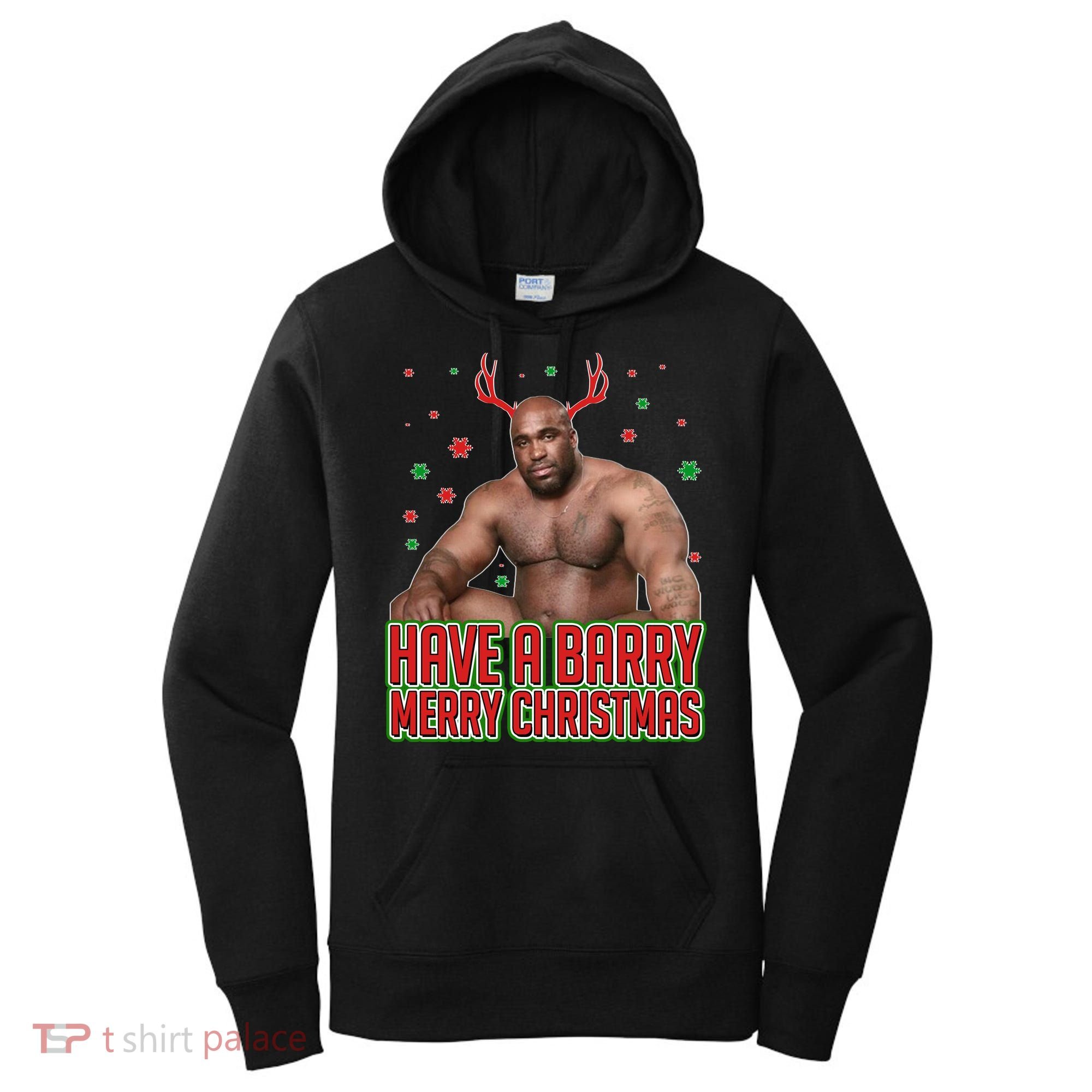 X-Mas Have A Barry Merry Christmas Women's Hoodie