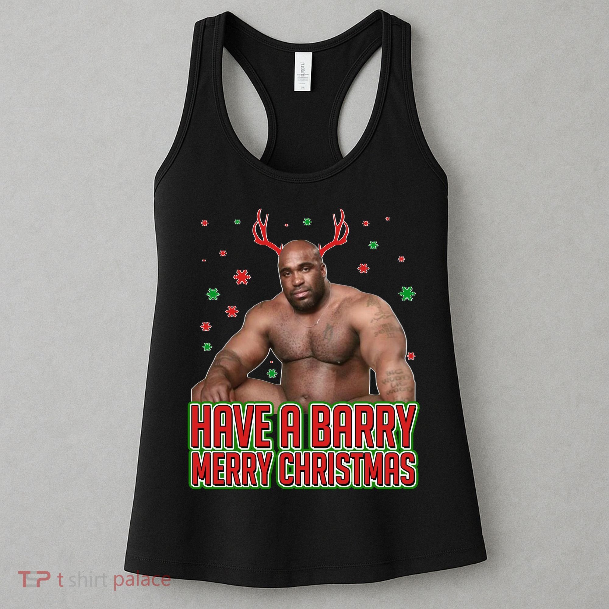 X-Mas Have A Barry Merry Christmas Women's Tank Top