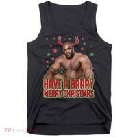 X-Mas Have A Barry Merry Christmas Tank Top thumb 0