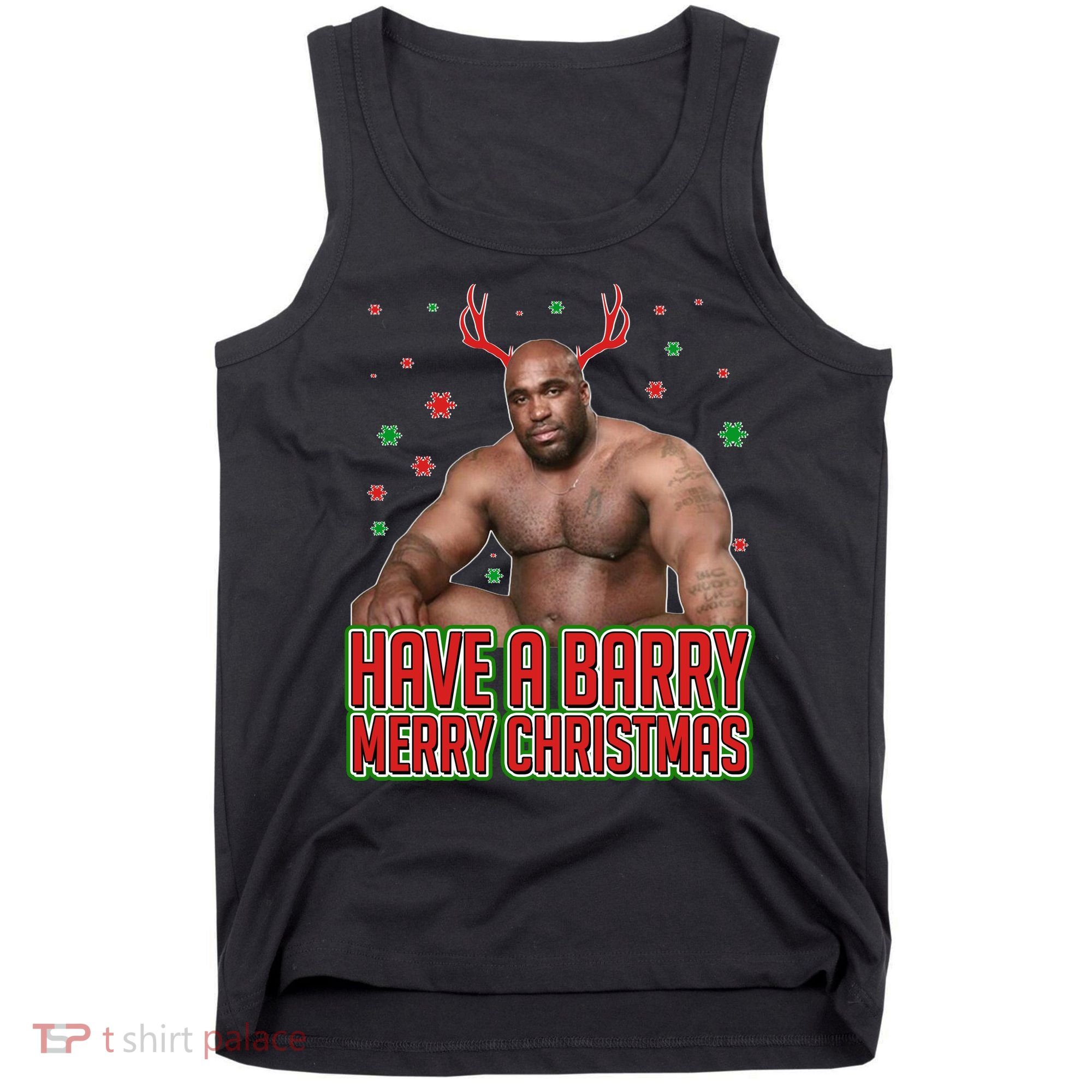 X-Mas Have A Barry Merry Christmas Tank Top