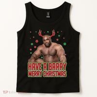 X-Mas Have A Barry Merry Christmas Tank Top thumb 2