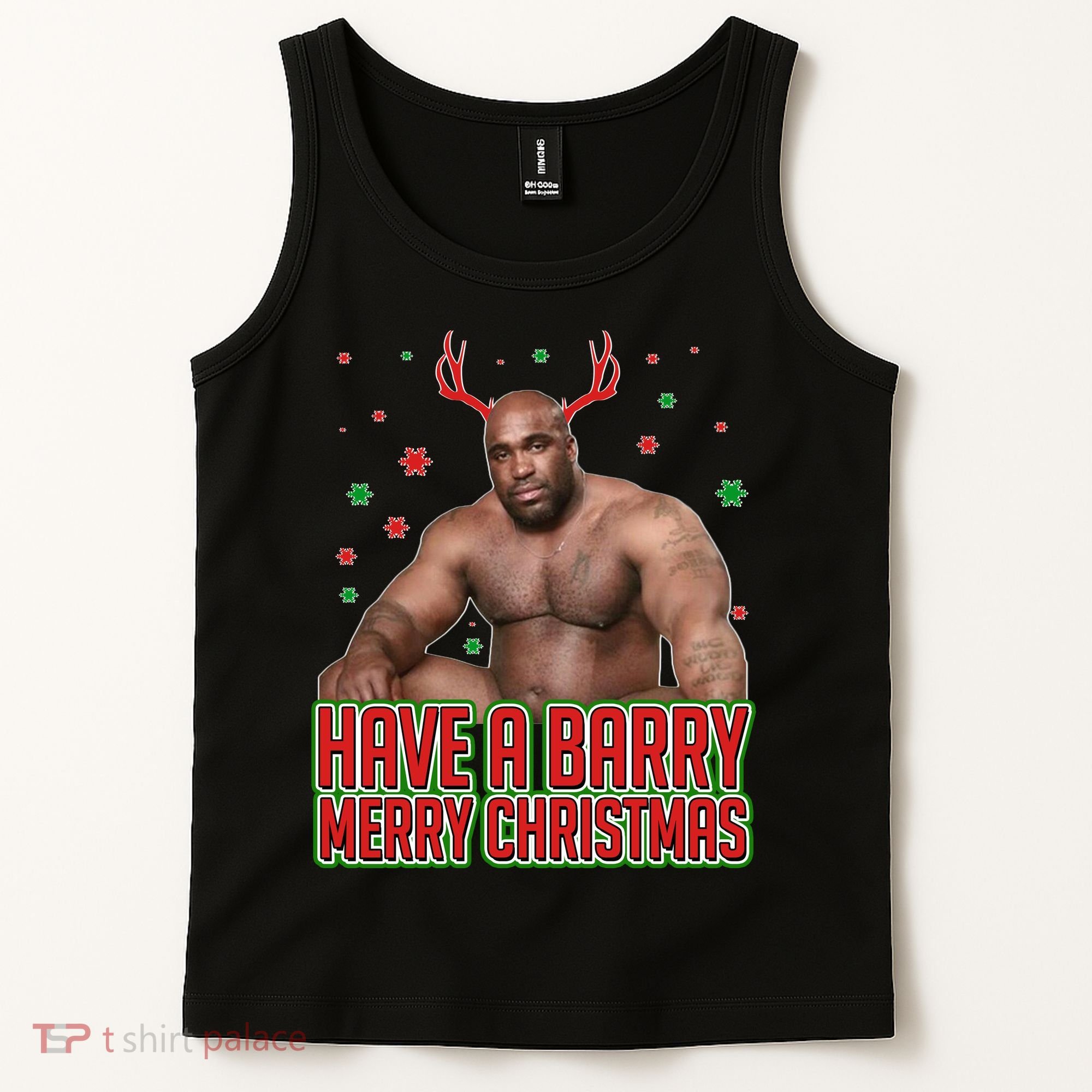 X-Mas Have A Barry Merry Christmas Tank Top