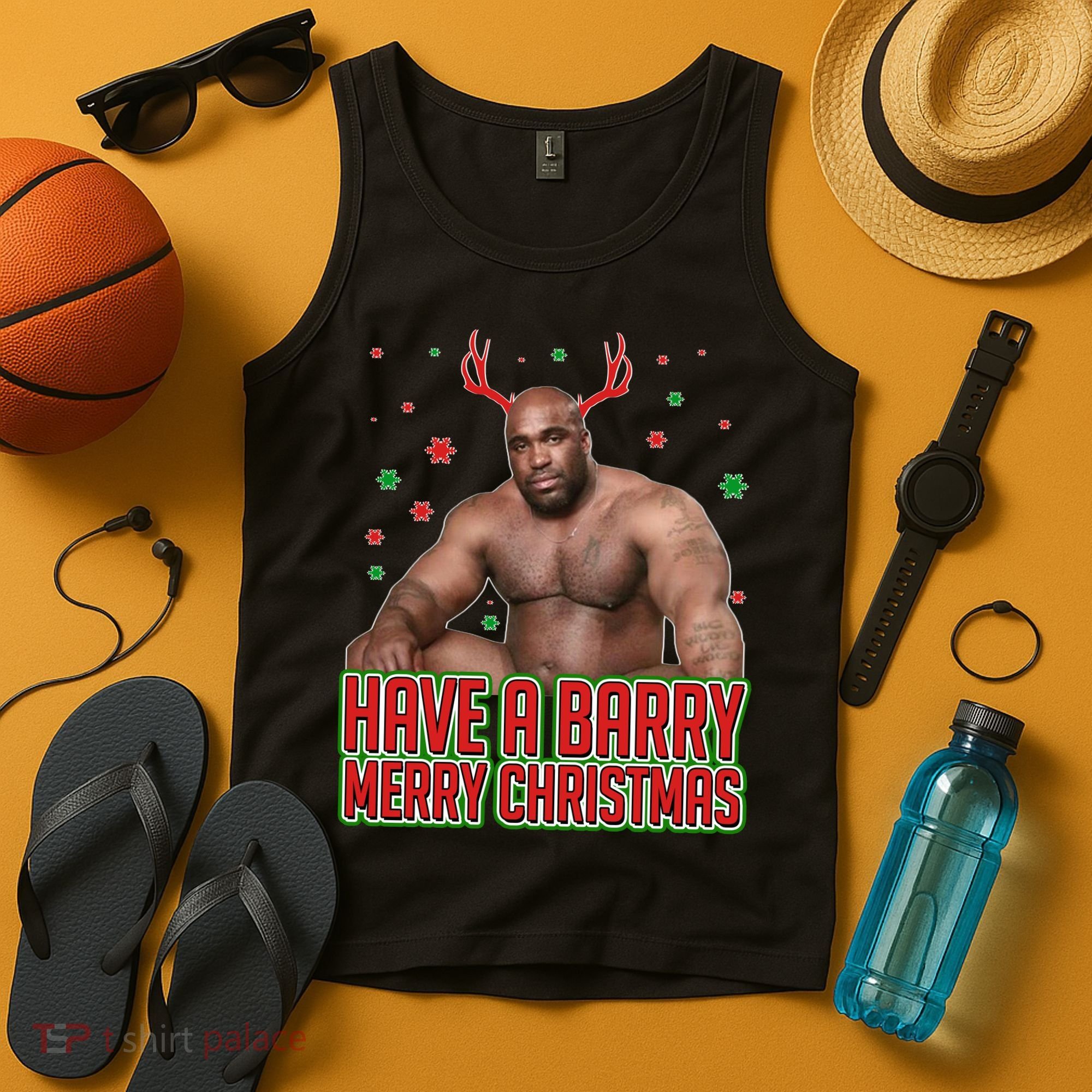 X-Mas Have A Barry Merry Christmas Tank Top