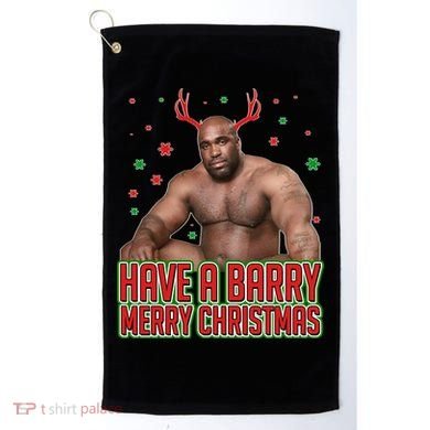 X-Mas Have A Barry Merry Christmas Golf Towel