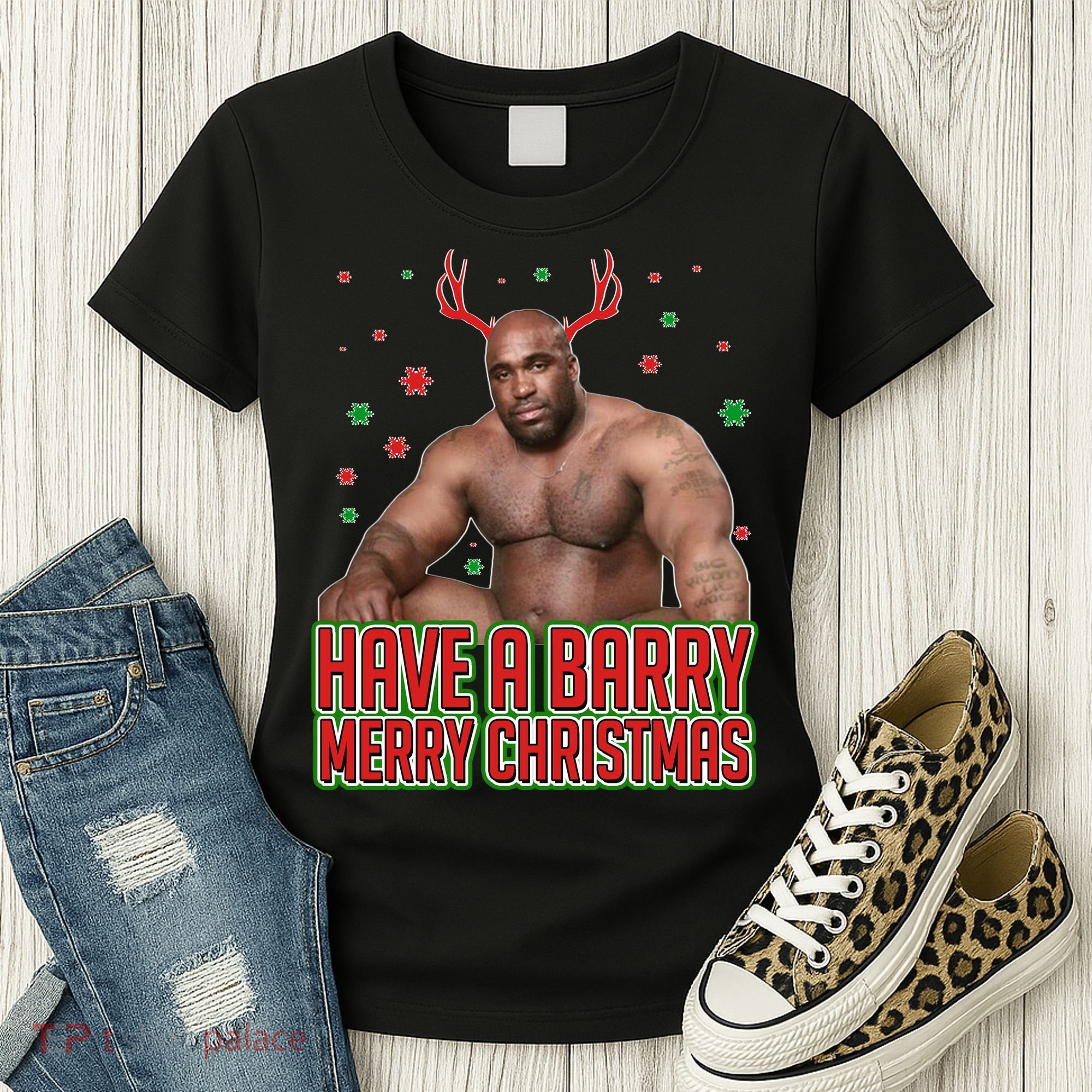 X-Mas Have A Barry Merry Christmas Women's T-Shirt