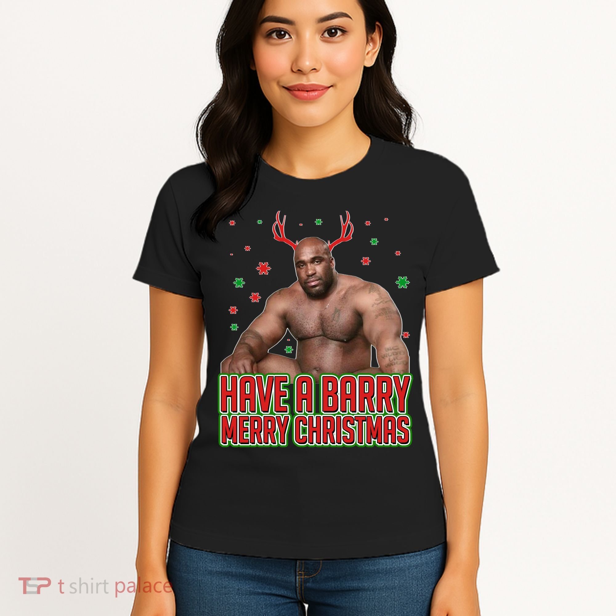 X-Mas Have A Barry Merry Christmas Women's T-Shirt