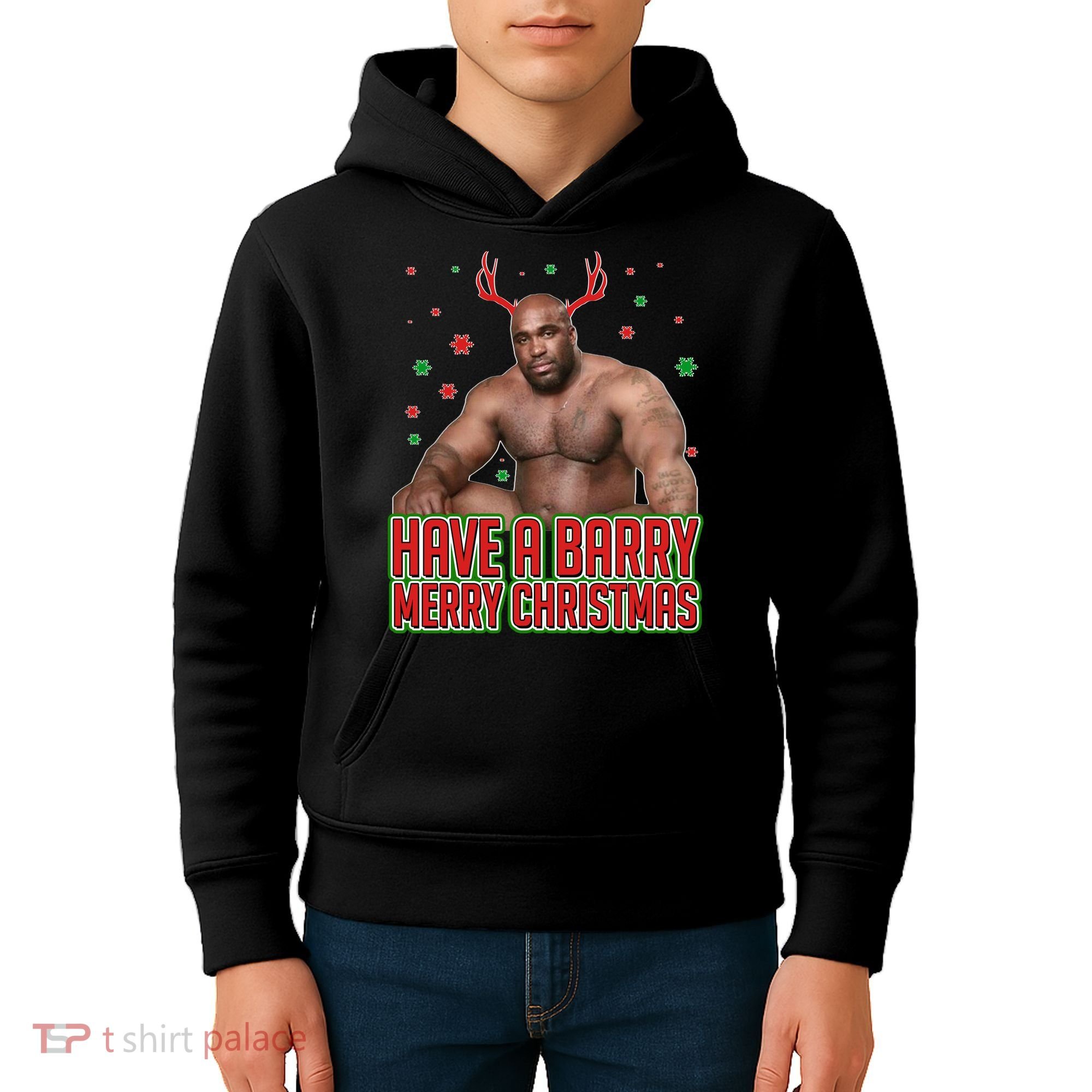 X-Mas Have A Barry Merry Christmas Kids Hoodie