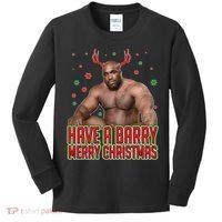 X-Mas Have A Barry Merry Christmas Kids Long Sleeve Shirt thumb 0