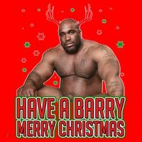 X-Mas Have A Barry Merry Christmas Santa Hat thumb 1