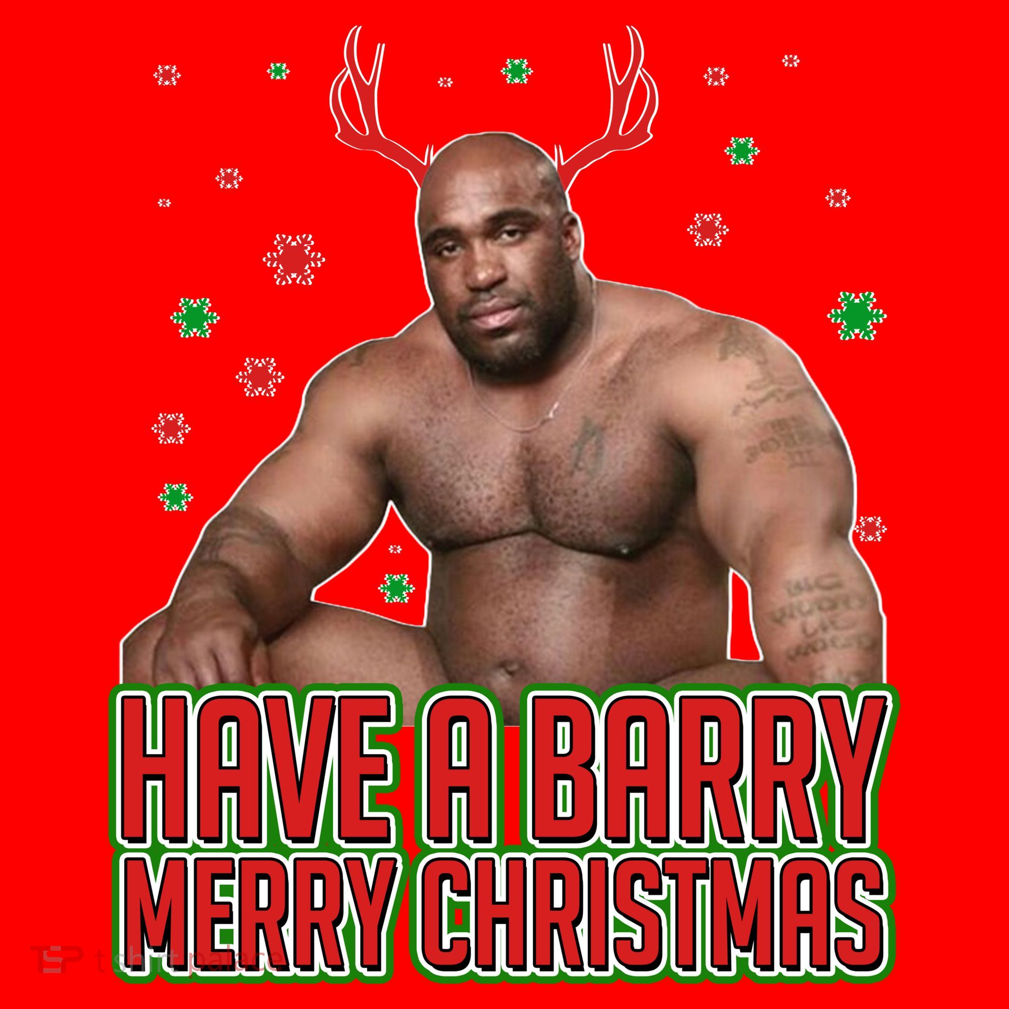 X-Mas Have A Barry Merry Christmas Santa Hat