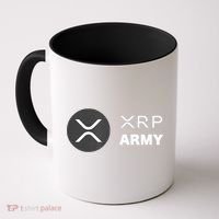 XRP Army | Ripple Crypto HODL Chainlink Ethereum Bitcoin Coffee Mug thumb 0