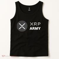 XRP Army | Ripple Crypto HODL Chainlink Ethereum Bitcoin Tank Top thumb 2