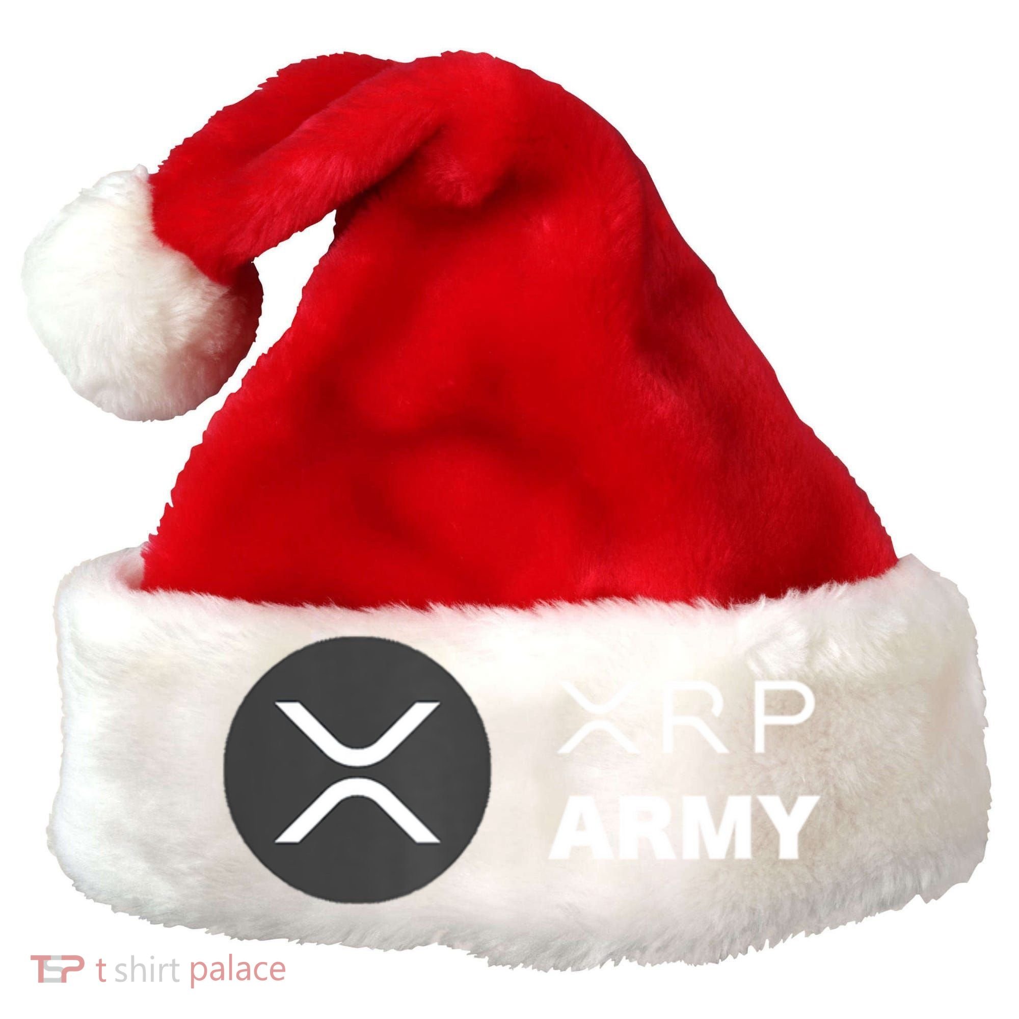 XRP Army | Ripple Crypto HODL Chainlink Ethereum Bitcoin Santa Hat