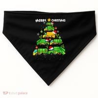 Xmas Boys Garbage Truck Christmas Tree Ornat Gift USA-Made Doggie Bandana thumb 0