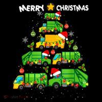 Xmas Boys Garbage Truck Christmas Tree Ornat Gift Coffee Mug thumb 5