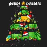 Xmas Boys Garbage Truck Christmas Tree Ornat Gift Beanie thumb 2