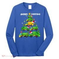Xmas Boys Garbage Truck Christmas Tree Ornat Gift Long Sleeve Shirt thumb 0