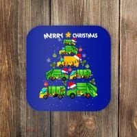 Xmas Boys Garbage Truck Christmas Tree Ornat Gift Coaster thumb 0