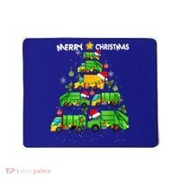 Xmas Boys Garbage Truck Christmas Tree Ornat Gift Mousepad thumb 0