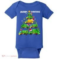 Xmas Boys Garbage Truck Christmas Tree Ornat Gift Baby Bodysuit thumb 0