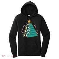 Xmas Book Nerd Library Lover Bookworm Book Christmas Tree Funny Gift Women's Hoodie thumb 0