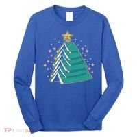 Xmas Book Nerd Library Lover Bookworm Book Christmas Tree Funny Gift Long Sleeve Shirt thumb 0
