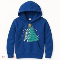 Xmas Book Nerd Library Lover Bookworm Book Christmas Tree Funny Gift Kids Hoodie thumb 0