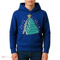 Xmas Book Nerd Library Lover Bookworm Book Christmas Tree Funny Gift Kids Hoodie thumb 4