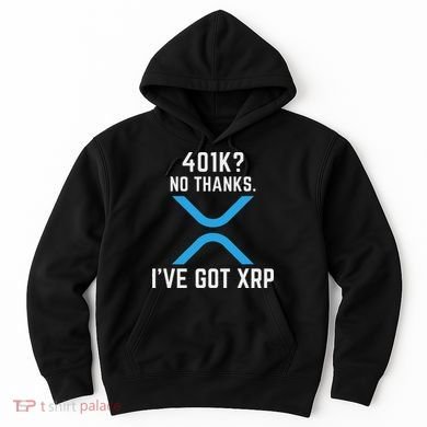 Xrp Cryptocurrency 401k Hoodie