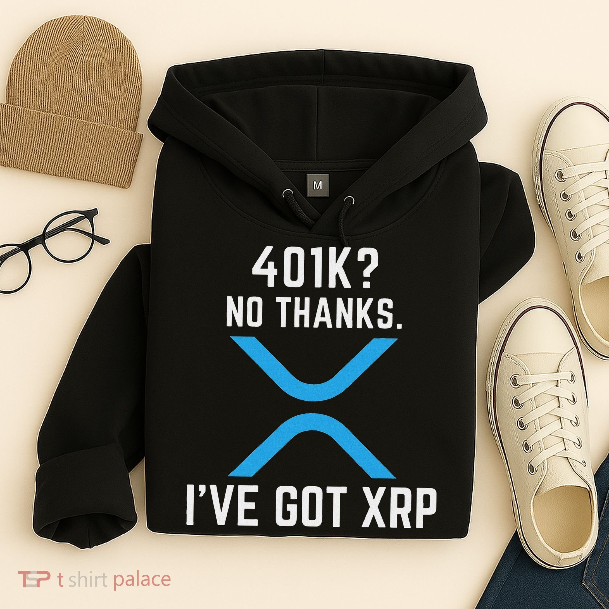 Xrp Cryptocurrency 401k Hoodie