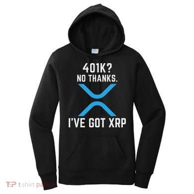 Xrp Cryptocurrency 401k Women's Hoodie