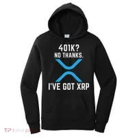 Xrp Cryptocurrency 401k Women's Hoodie thumb 0