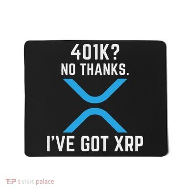 Xrp Cryptocurrency 401k Mousepad