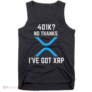Xrp Cryptocurrency 401k Tank Top