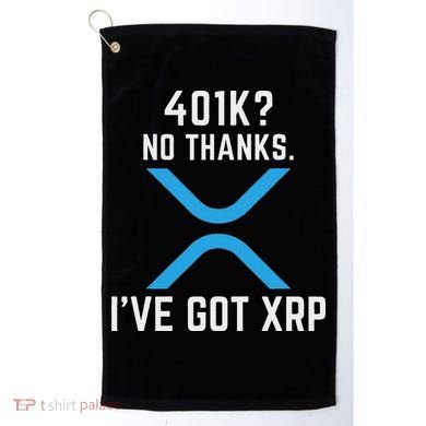 Xrp Cryptocurrency 401k Golf Towel
