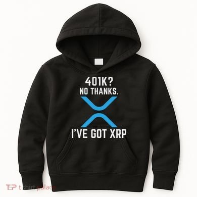 Xrp Cryptocurrency 401k Kids Hoodie