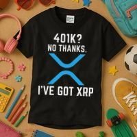 Xrp Cryptocurrency 401k Kids T-Shirt thumb 3