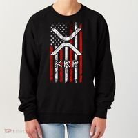 Xrp Cryptocurrency American Flag Women's Sweatshirt thumb 0