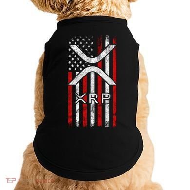 Xrp Cryptocurrency American Flag Doggie Tank