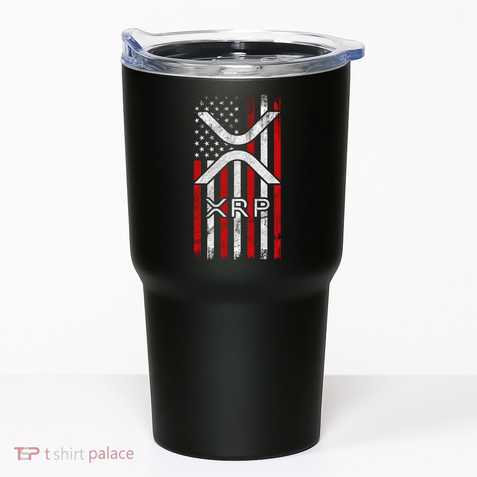 Xrp Cryptocurrency American Flag Tumbler