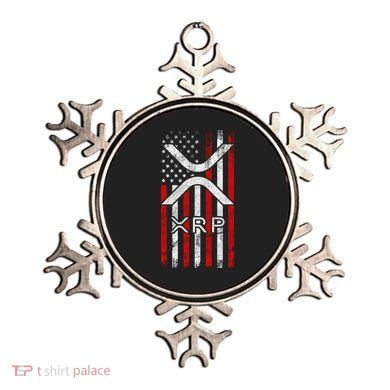 Xrp Cryptocurrency American Flag Ornament