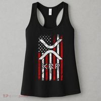 Xrp Cryptocurrency American Flag Women's Tank Top thumb 3