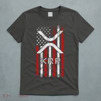 Xrp Cryptocurrency American Flag T-Shirt thumb 5