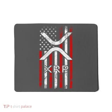 Xrp Cryptocurrency American Flag Mousepad