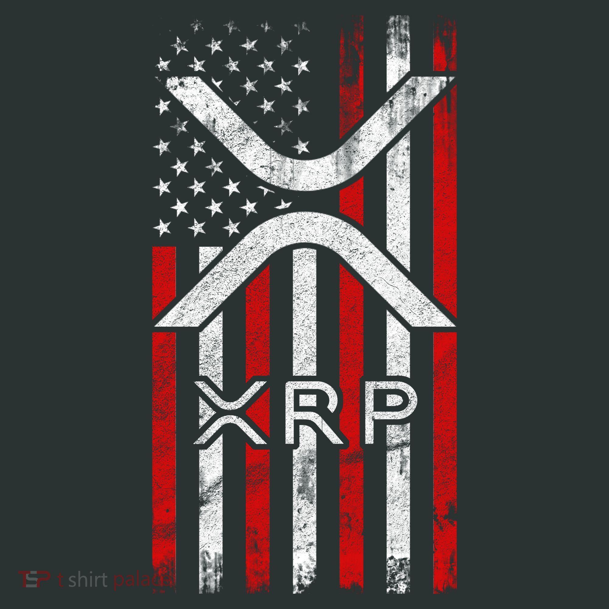 Xrp Cryptocurrency American Flag Mousepad