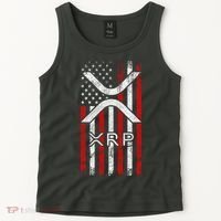 Xrp Cryptocurrency American Flag Tank Top thumb 2